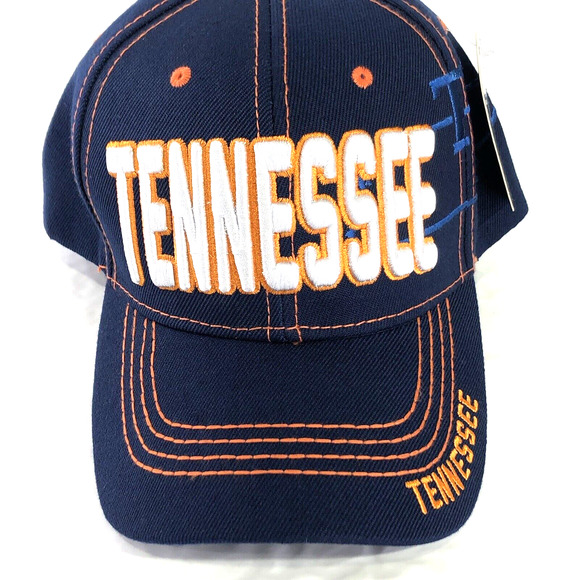 Tennessee Embroidered Navy Adjustable Cap Hat Republic HR State Outline NEW - Picture 7 of 13